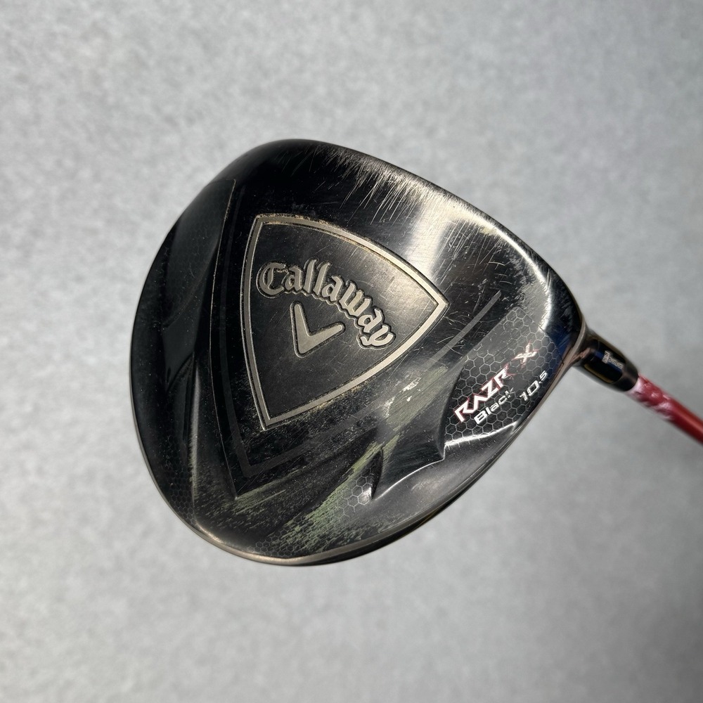 Callaway Razr X Black Driver 10.5* Fujikura Motore F8 60g Stiff RH Headcover